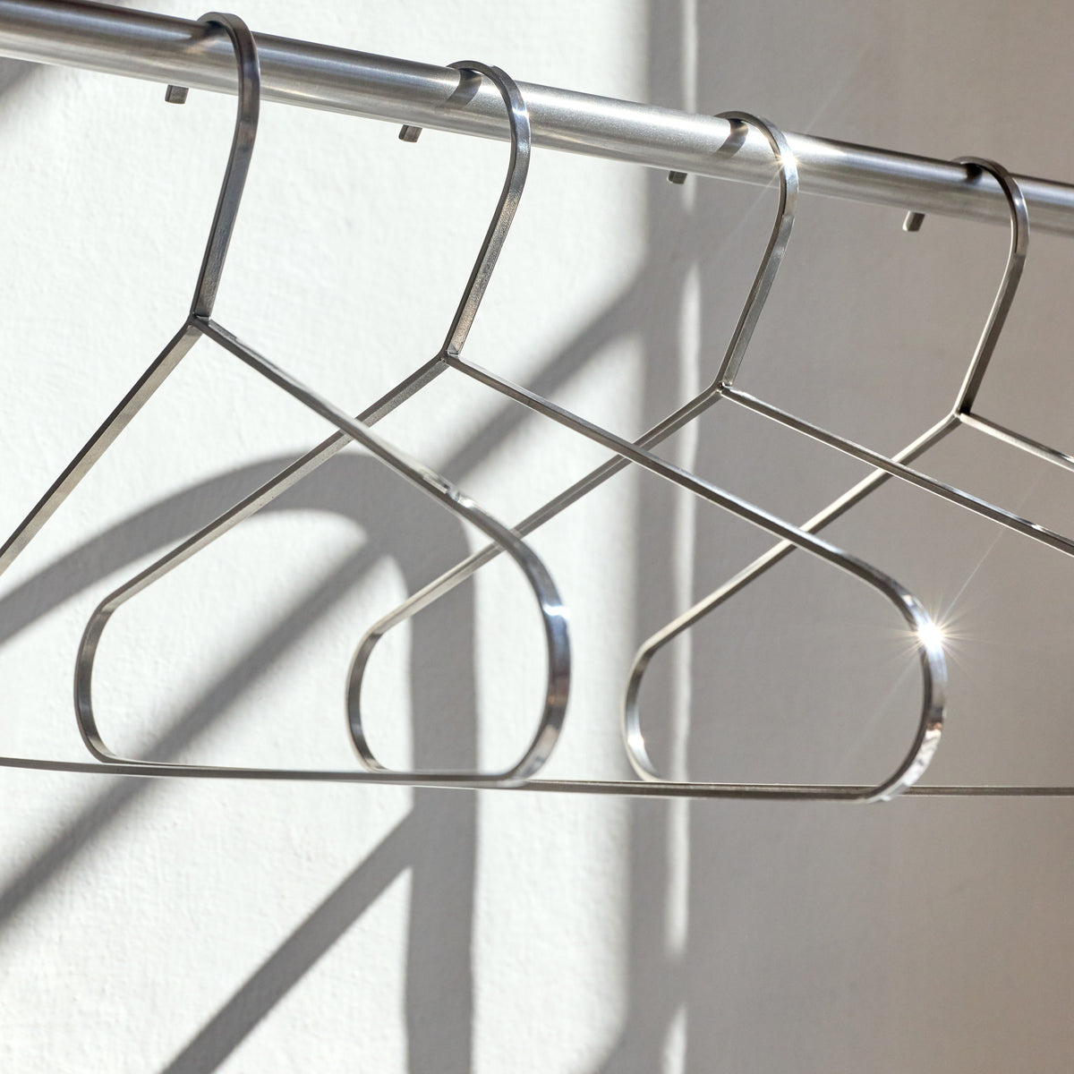 HANG-IT bøjler, 2-pak, Brushed steel