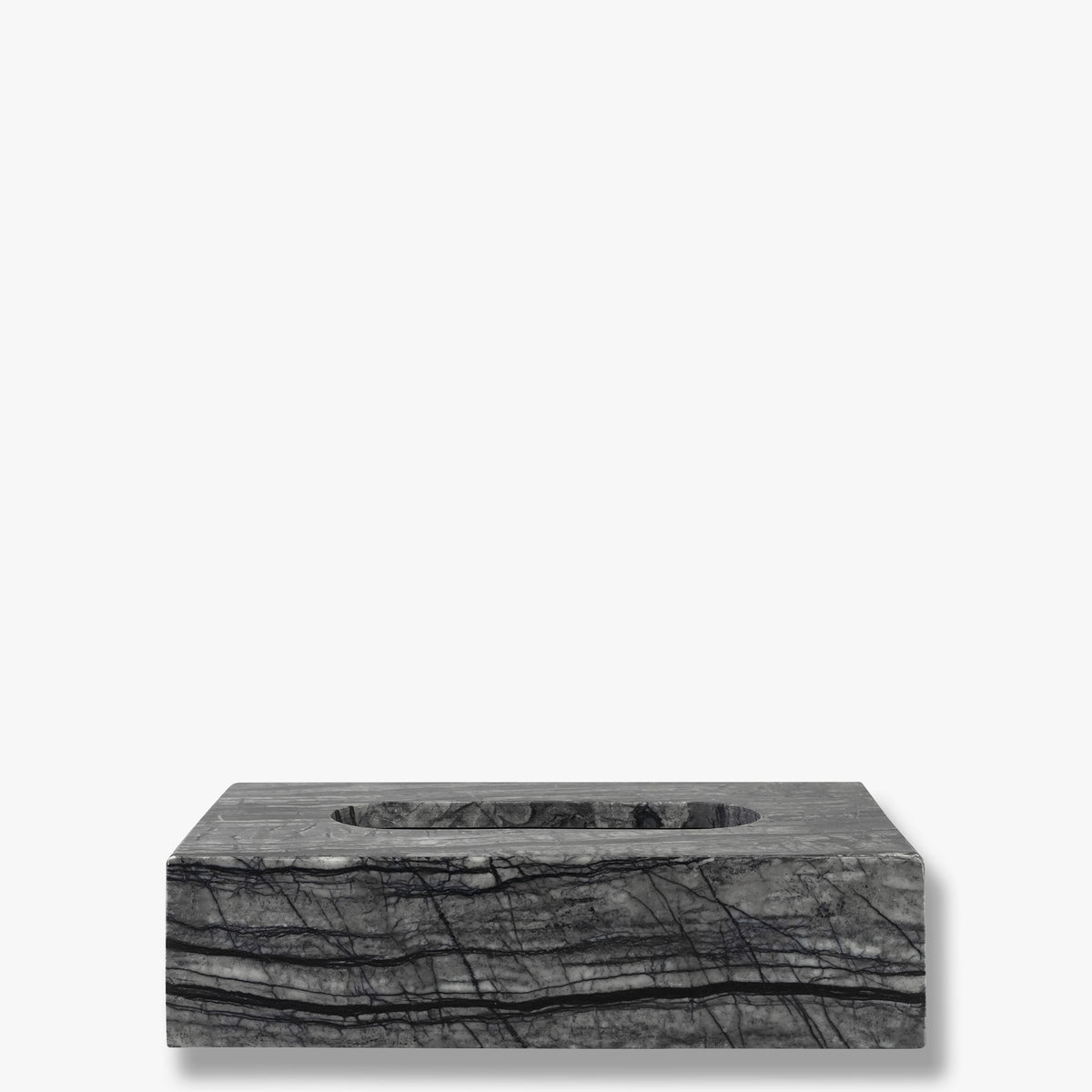 MARBLE tissue cover, Black / Grey