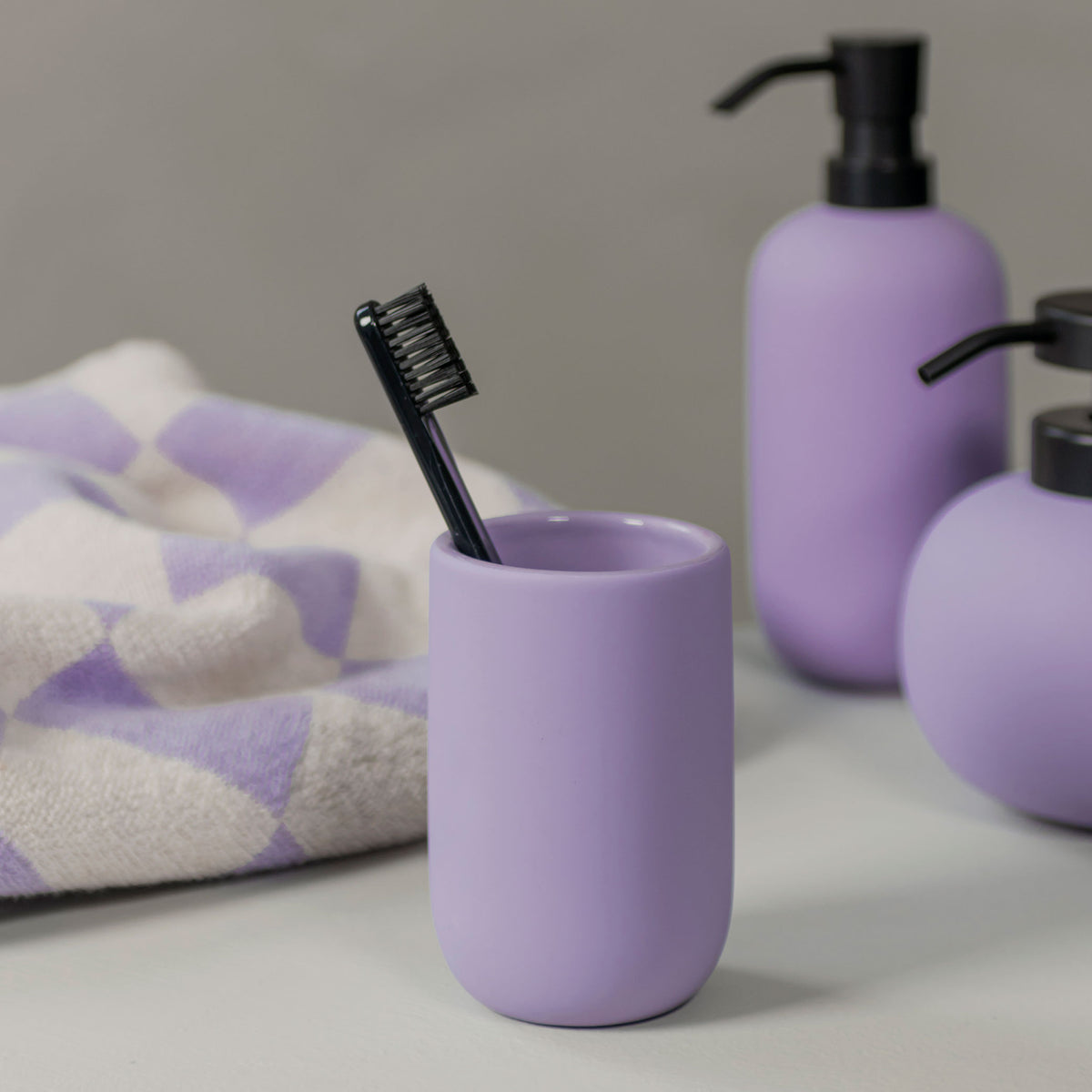 RETRO håndklæde, lilac