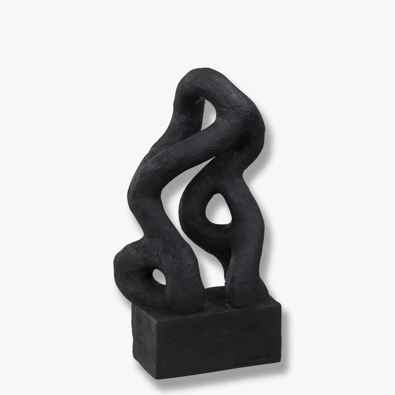 ART PIECE symbiosis skulptur, Black