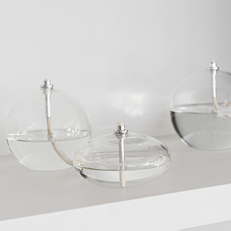 AURA oil lamp, medium, Transparent