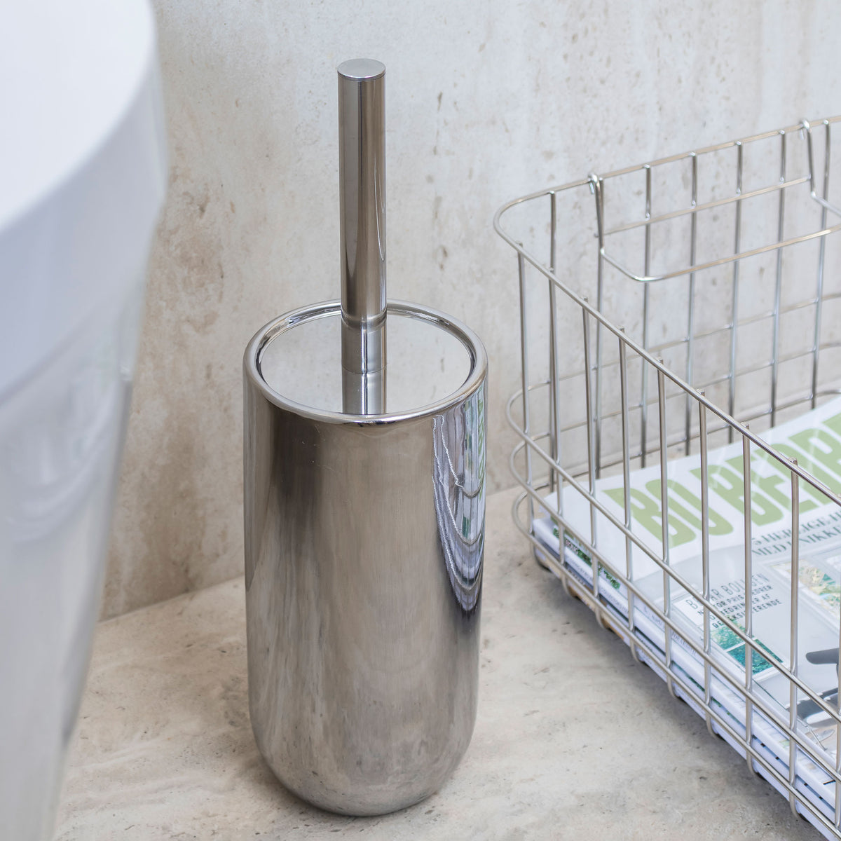 LOTUS toiletbørsteholder, Chrome