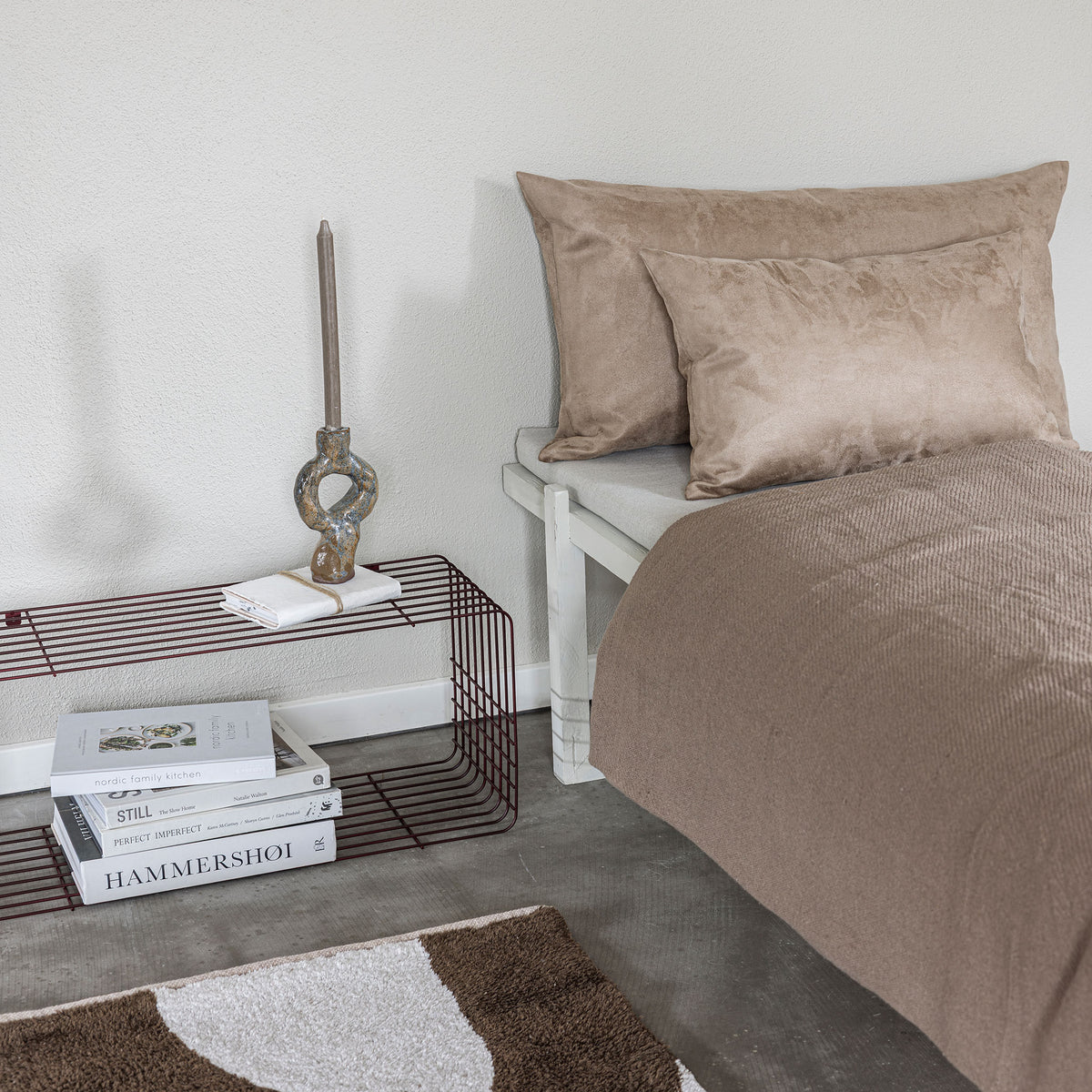 LOUNGE pude inkl. fyldpude, Hazelnut