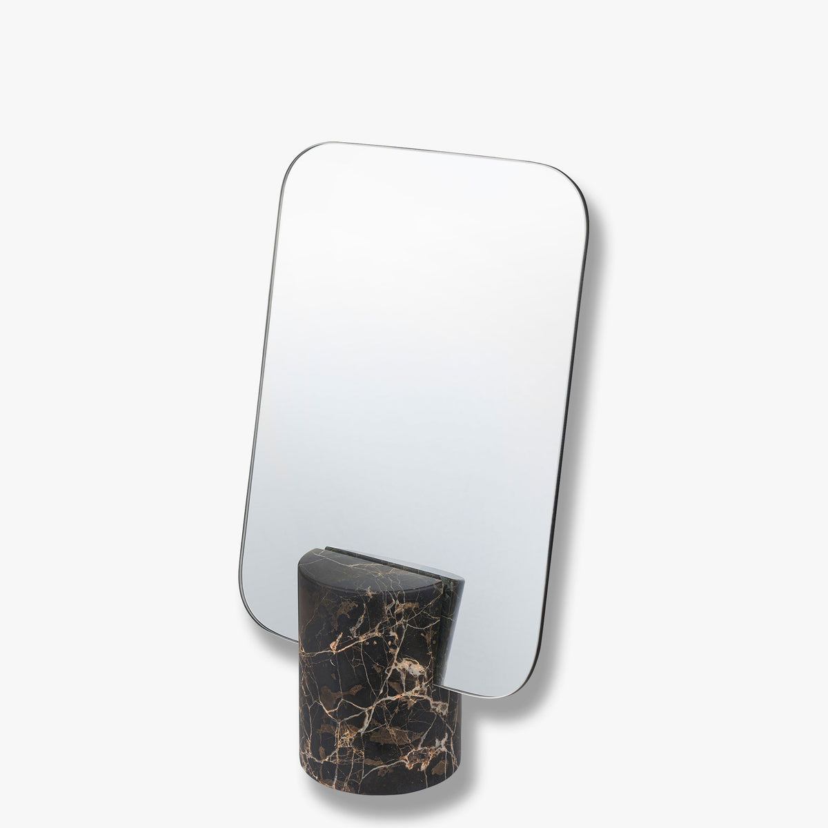 MARBLE mirror, Brown