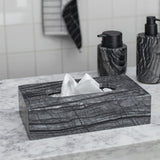 MARBLE tissue cover, Black / Grey