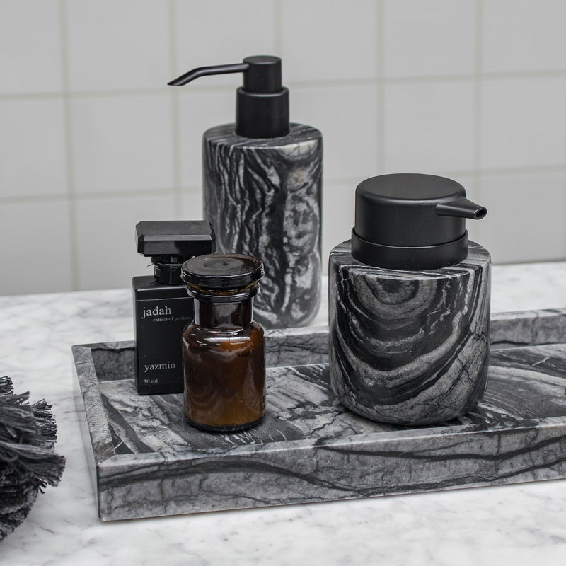 MARBLE lav dispenser, Black / Grey
