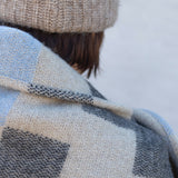 MAZE plaid, Light blue