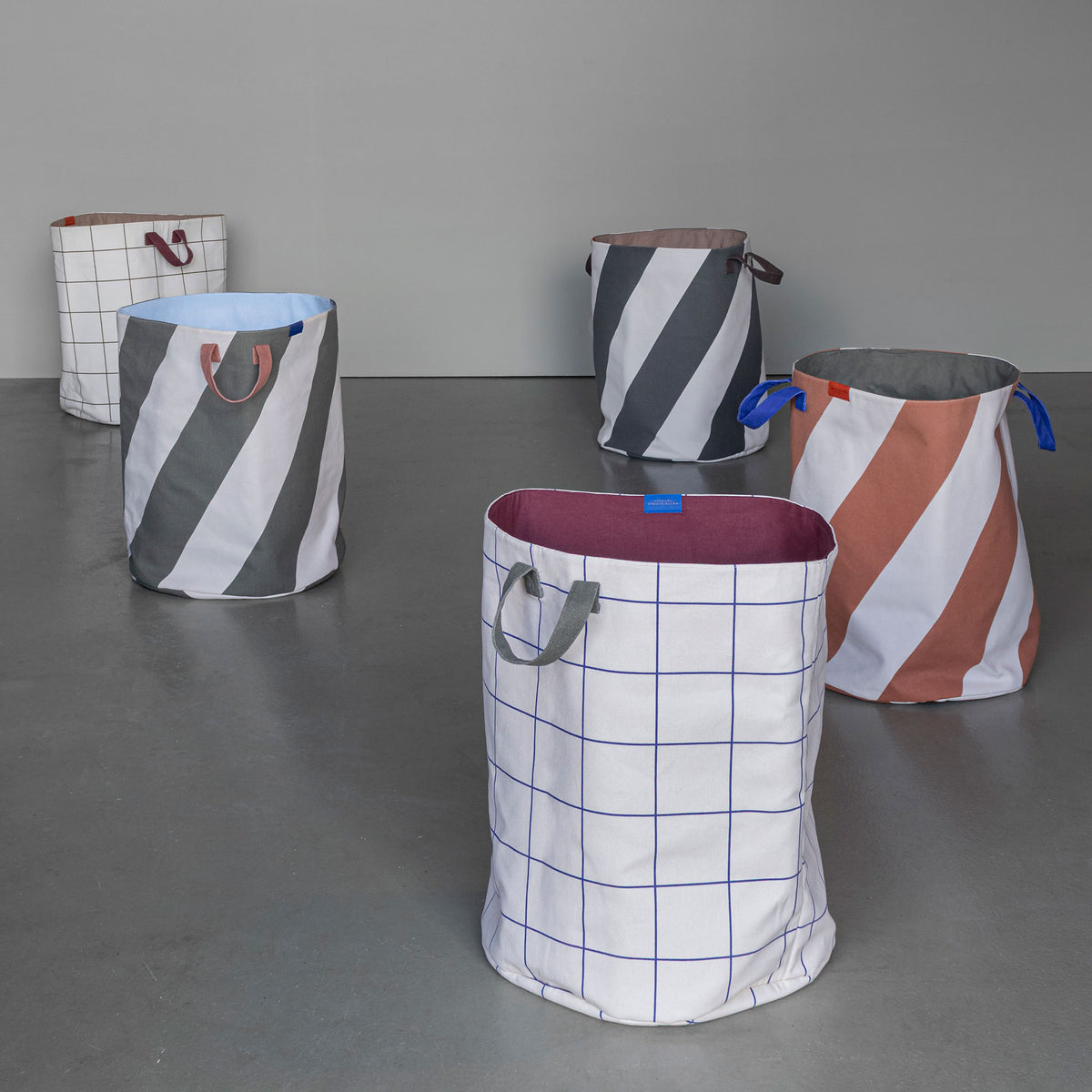 MESH vasketøjspose, Cobalt / Sand