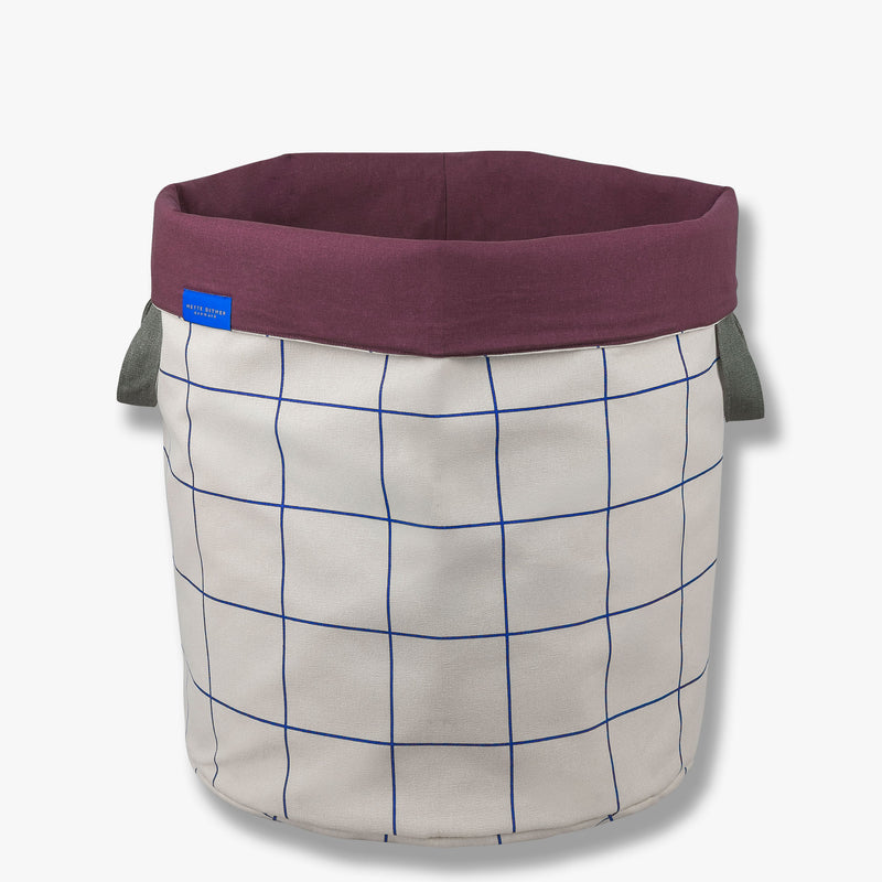 MESH vasketøjspose, Cobalt / Sand