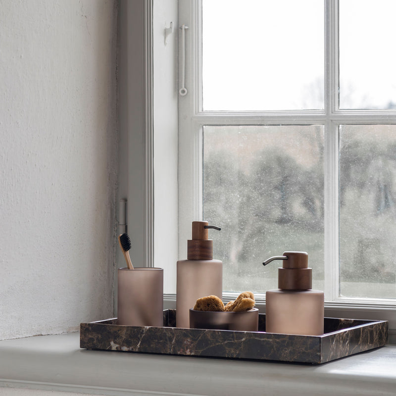 MODEST høj dispenser, Walnut
