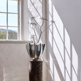 SHELL vase, large, Chrome