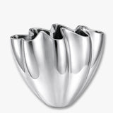 SHELL vase, large, Chrome