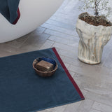SOFT bademåtte, Midnight blue / Light grey