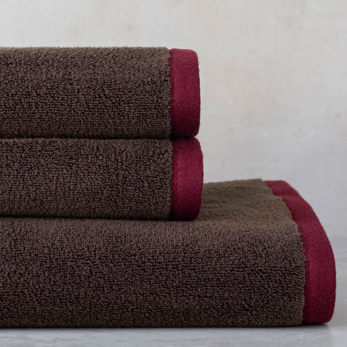 SOFT håndklæde, Brown / Sand