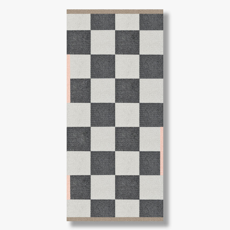 SQUARE all-round gulvmåtte, dark grey