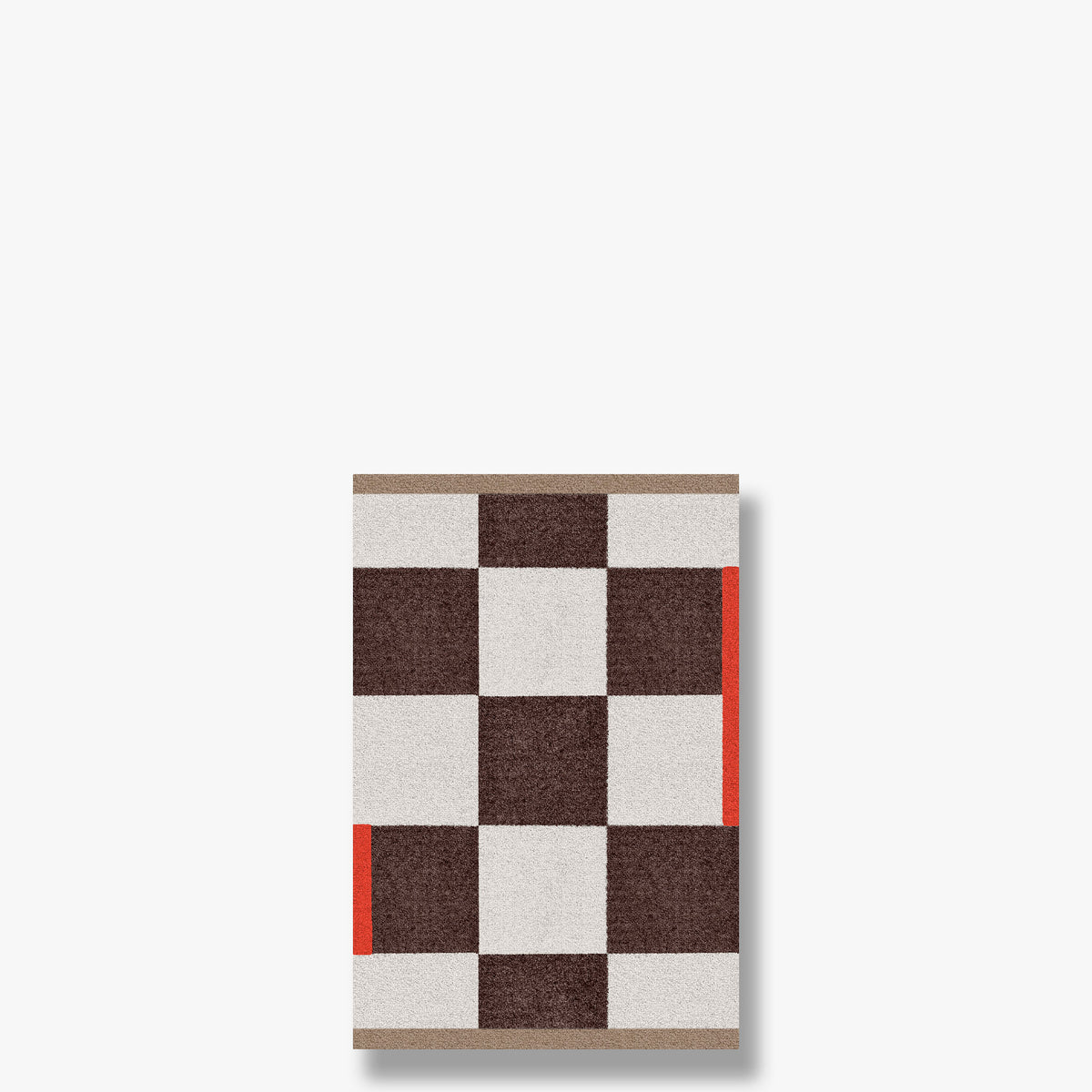 SQUARE all-round måtte, small, Brown