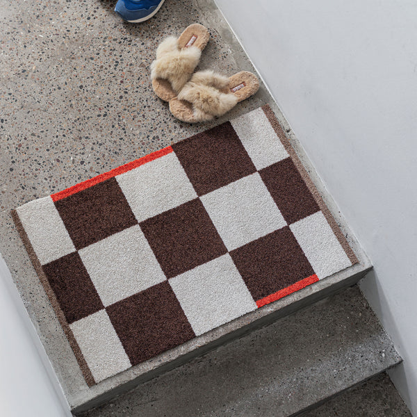 SQUARE all-round måtte, small, Brown