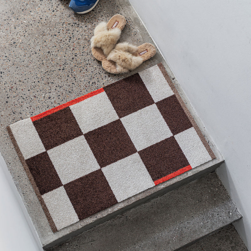 SQUARE all-round måtte, small, Brown