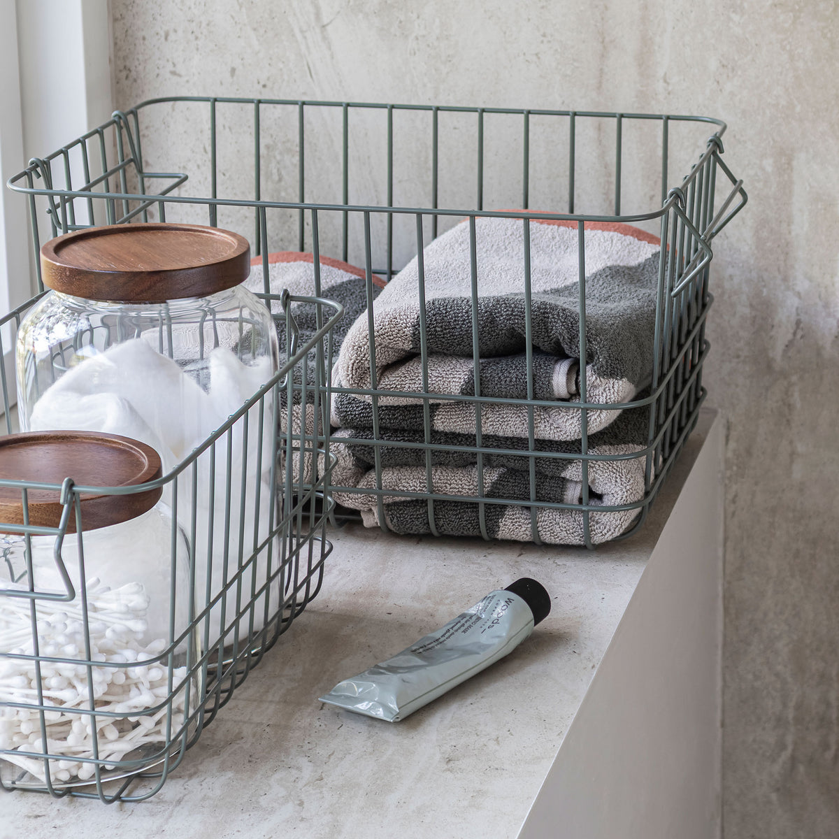 STORE-IT kurv, medium, Thyme green
