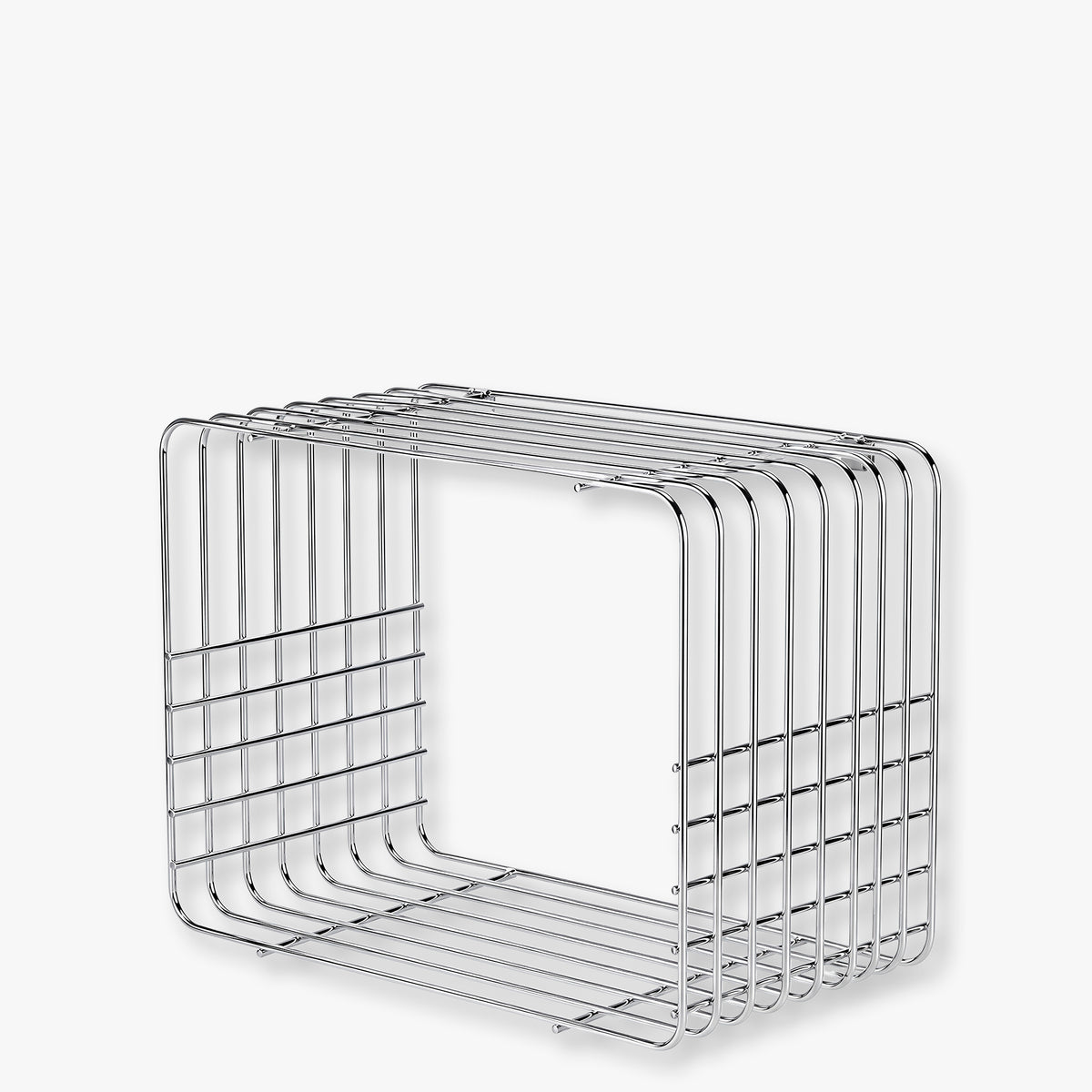 WIRE hylde, kort, Chrome