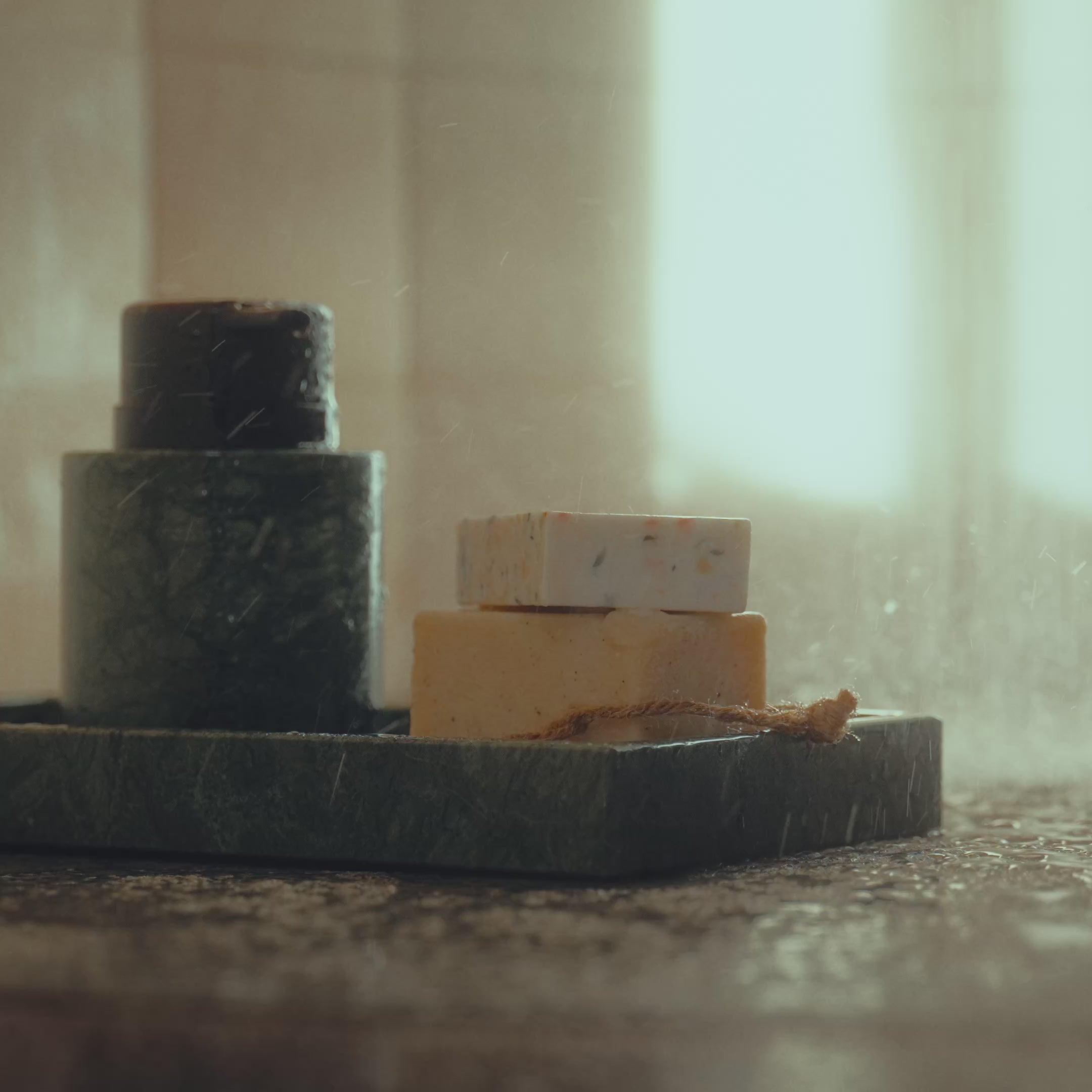 MARBLE lav dispenser, Dark forest