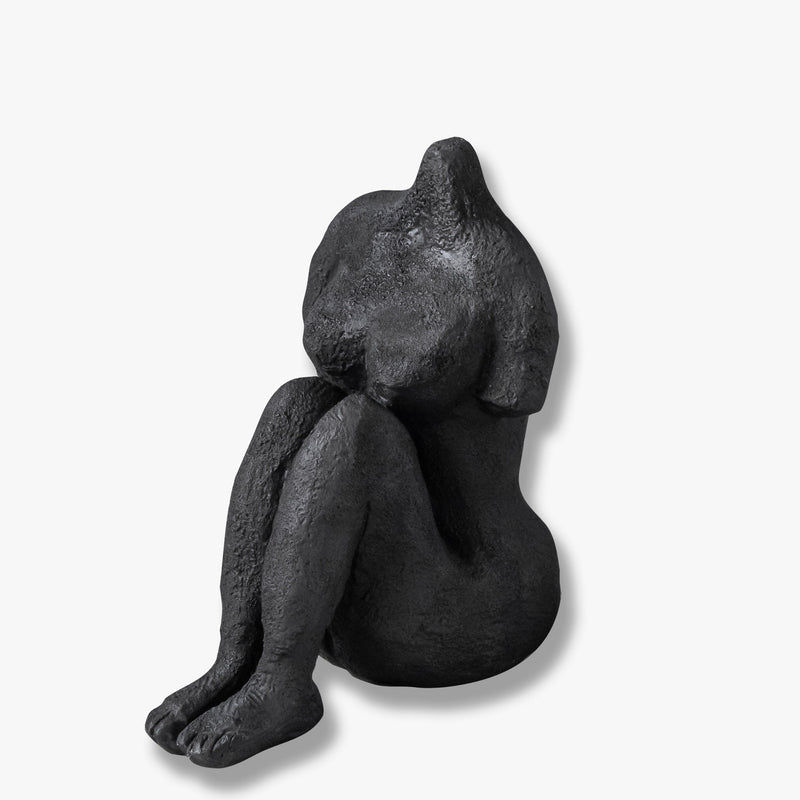 ART PIECE Sitting woman, black