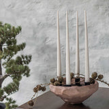 ART PIECE Nuki candle bowl, clay