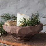 ART PIECE Nuki candle bowl, clay