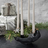 ART PIECE Nuki candle bowl, black