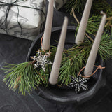 ART PIECE Nuki candle bowl, black