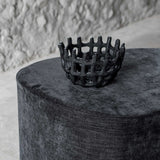 ART PIECE Braided bowl, Black