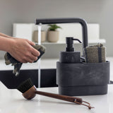ELVIRA Karklud, dark grey, 2-pak