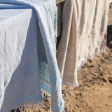 BODRUM Badehåndklæde, Light blue