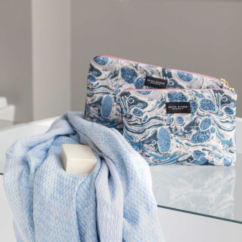 BODRUM Badehåndklæde, Light blue