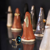 BY HAND Cone, rust