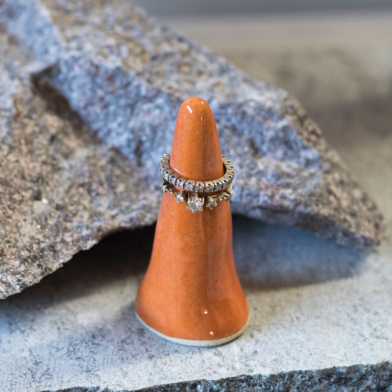 BY HAND Cone, rust