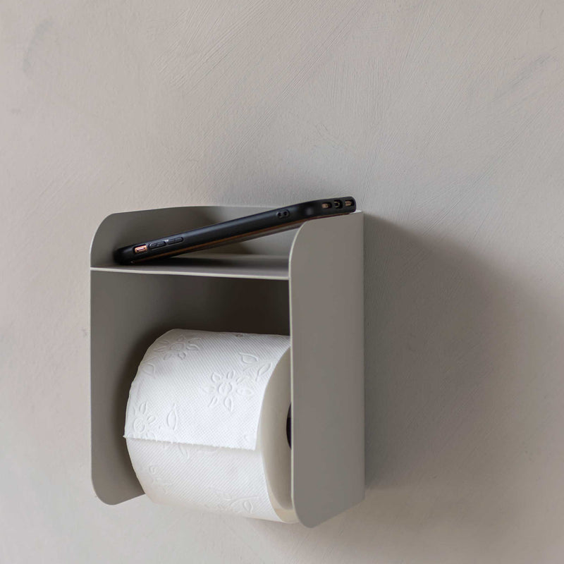 CARRY toiletrulleholder, Sand grey