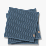 GEO Minihåndklæde, slate blue, 3-pak