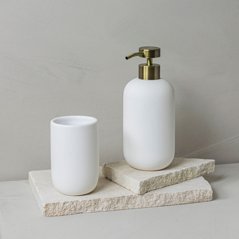 LOTUS høj dispenser, white