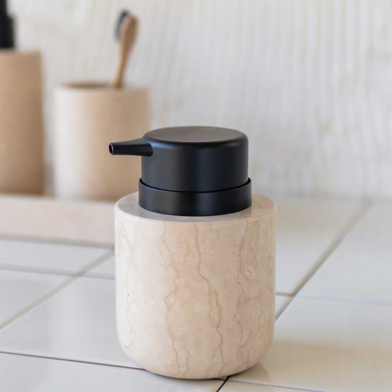 Pumpehoved til sæbedispenser, passer til lav MARBLE & TRAVERTINE